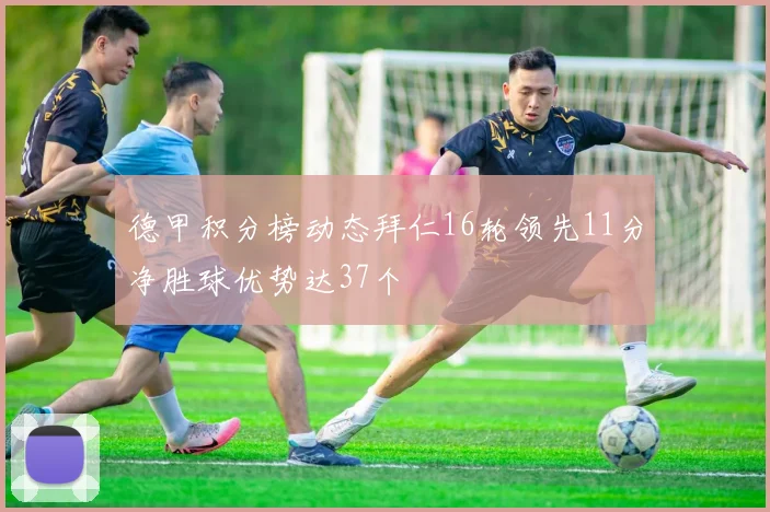 德甲积分榜动态拜仁16轮领先11分净胜球优势达37个